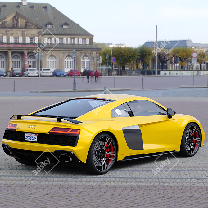 Audi R8 V10 Performance Coupe 3D model image 7