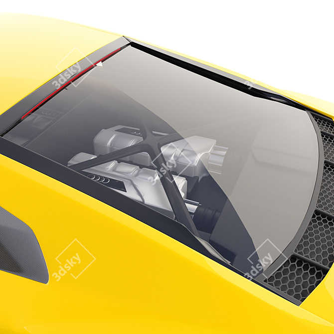 Audi R8 V10 Performance Coupe 3D model image 9