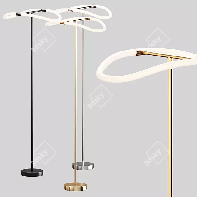 Affordable Floor Lamp with Aliexpress 3D model image 3