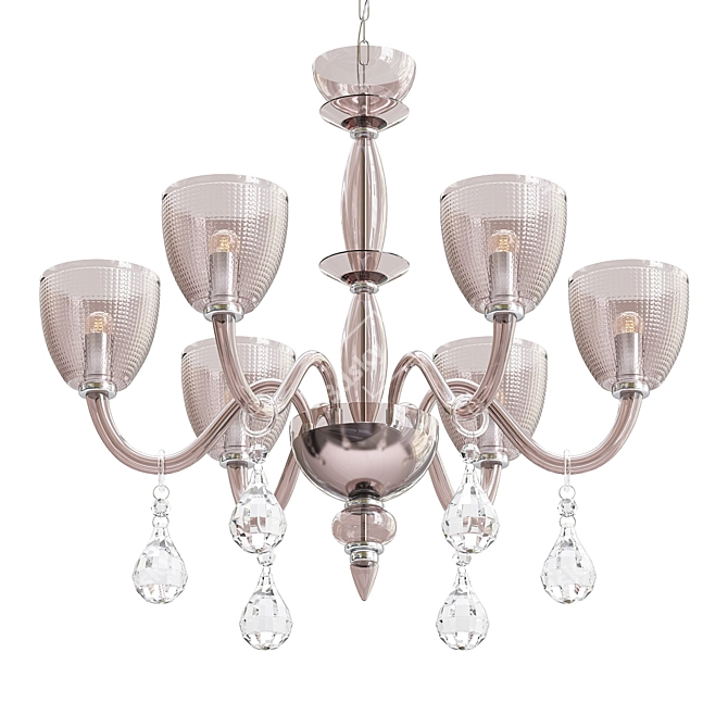 Odeon Pirea Pendant Chandelier 3D model image 1