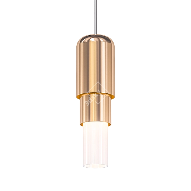 Sleek Mingo Pendant Light 3D model image 1