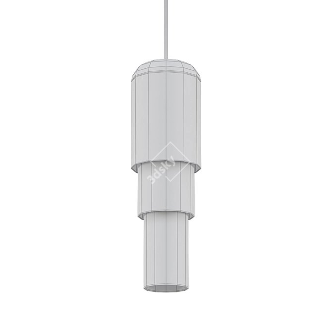 Sleek Mingo Pendant Light 3D model image 2