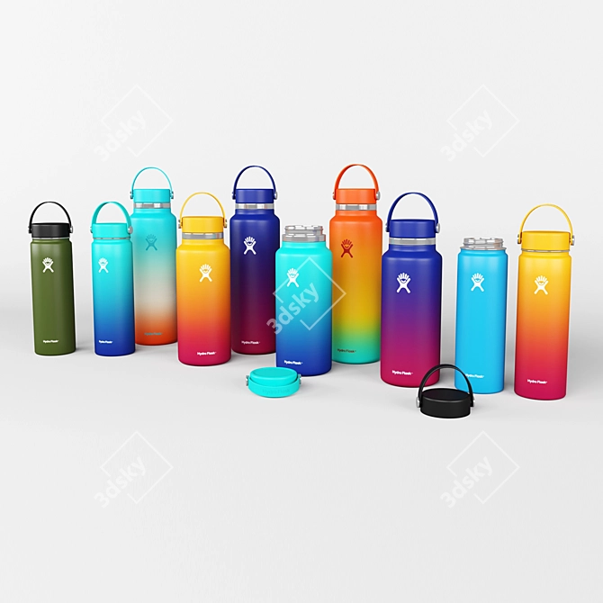 HydraChill Vacuum Flask 3D model image 1