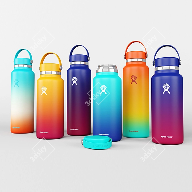 HydraChill Vacuum Flask 3D model image 4
