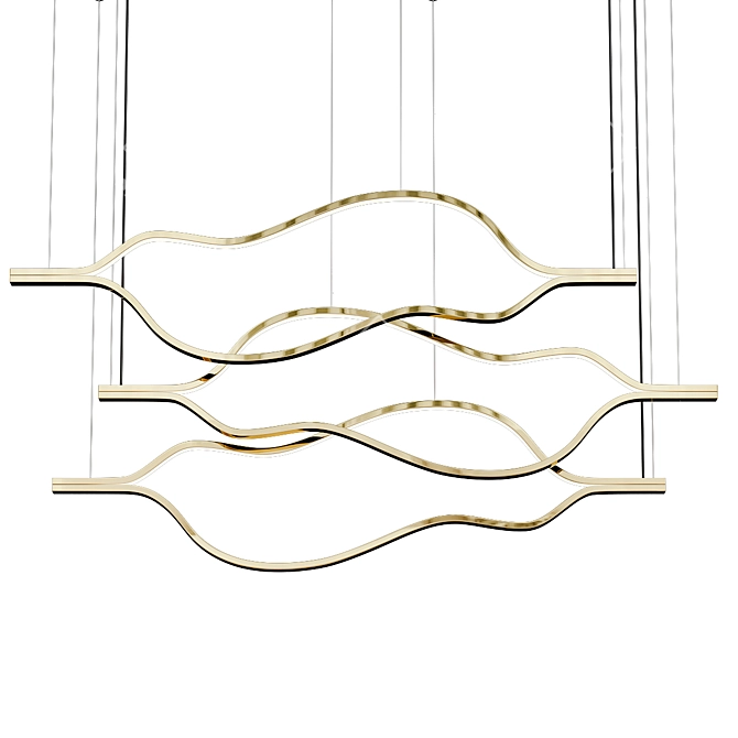 Elegant Trudy Designer Lamp 3D model image 3