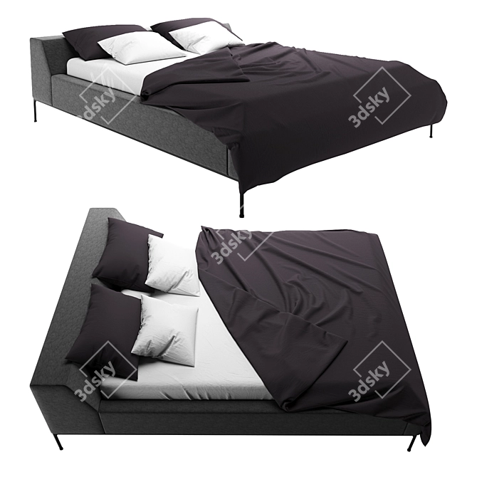 Title: Time Trip Memories Bed 3D model image 1
