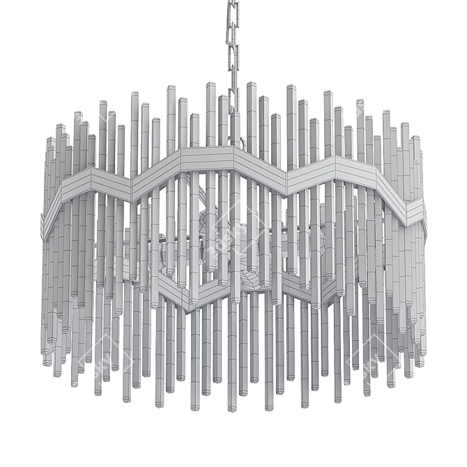 Sleek Metal KEBO Form 3D model image 2