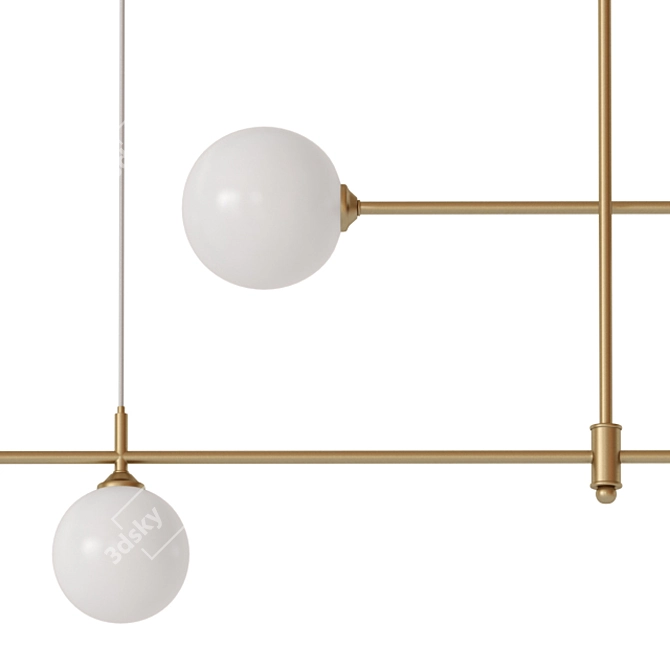 Nordic Pendant Light: Affordable and Stylish 3D model image 2