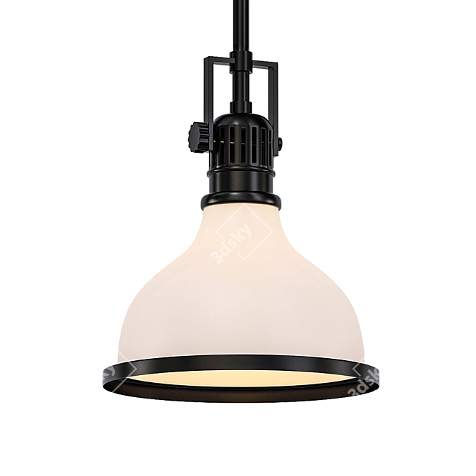 Hatteras Bay Mini Pendant: Classic Charm 3D model image 1