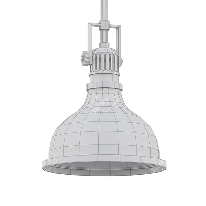 Hatteras Bay Mini Pendant: Classic Charm 3D model image 2