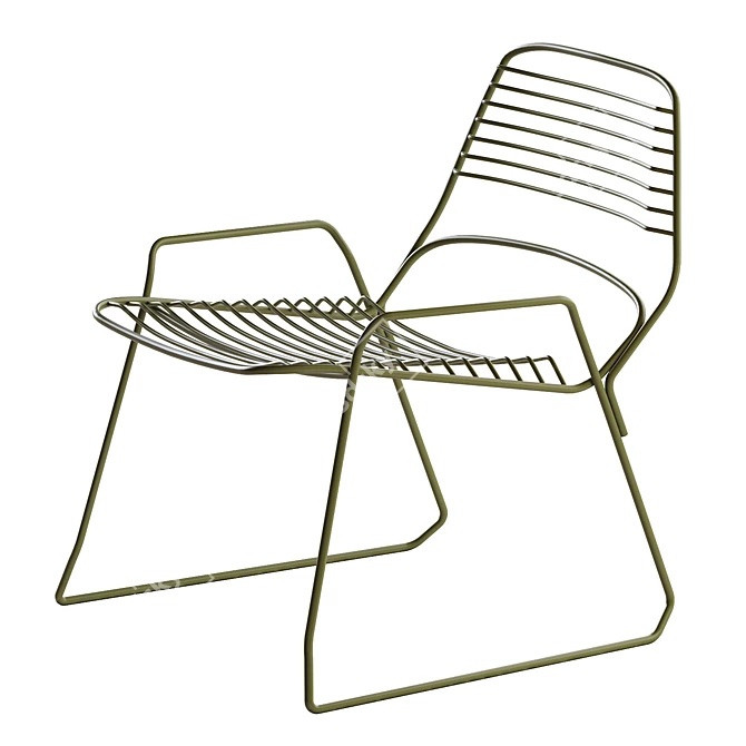 2013 Jak Lounger: Stylish & Compact Seating 3D model image 3