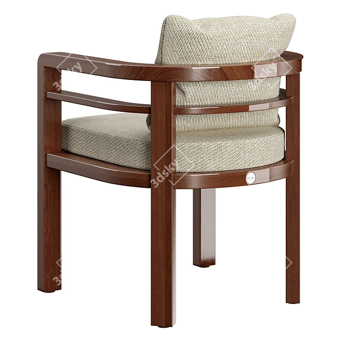 Positano Outdoor Dining Set 3D model image 3
