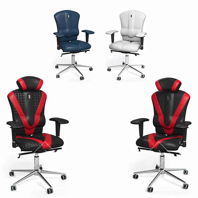 Title: Kulik System VICTORY Ergonomic Chair 3D model image 5