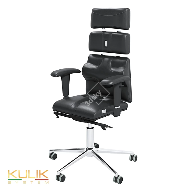 Ergonomic OM Kulik System Chair 3D model image 3