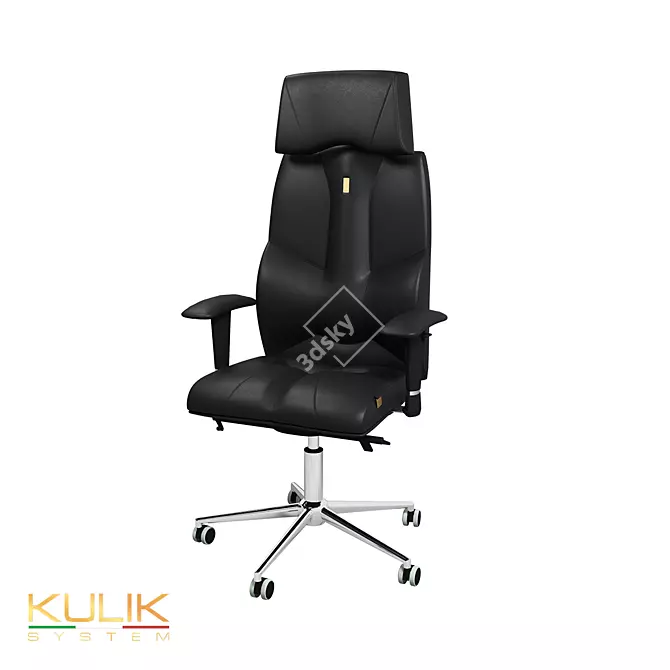 Elegant and ergonomic OM Kulik System BUSINESS chair 3D model image 1