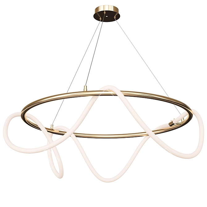 Title: Glorify Contemporary Chandelier 3D model image 2