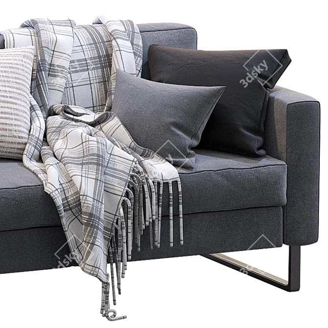 Elegant Prastoria Sofa 3D model image 7