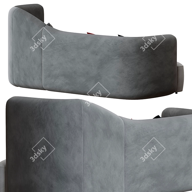 Modular BoConcept Ottawa Sofa 3D model image 2