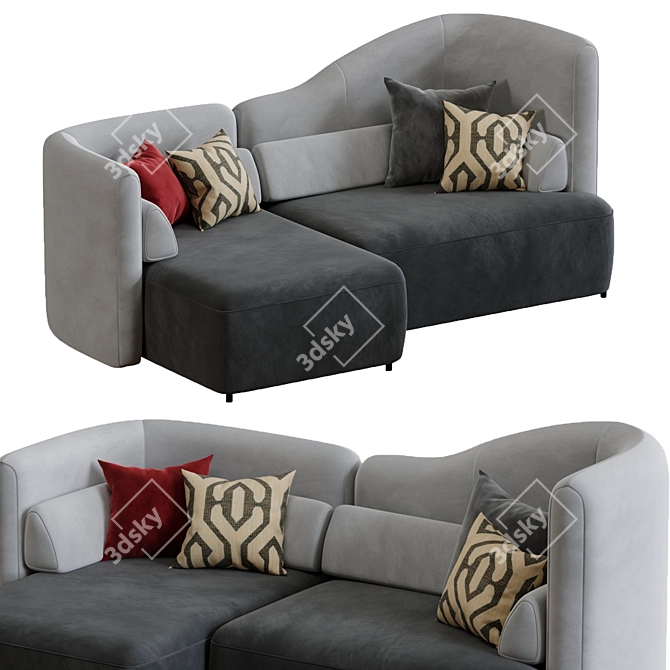 Modular Ottawa by Boconcept 3D model image 2