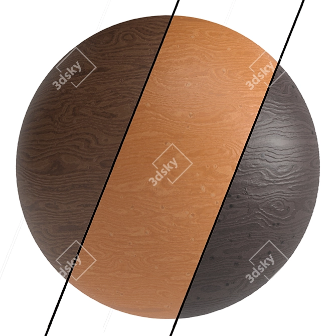 4k Wood Textures for 3D Renders 3D model image 1