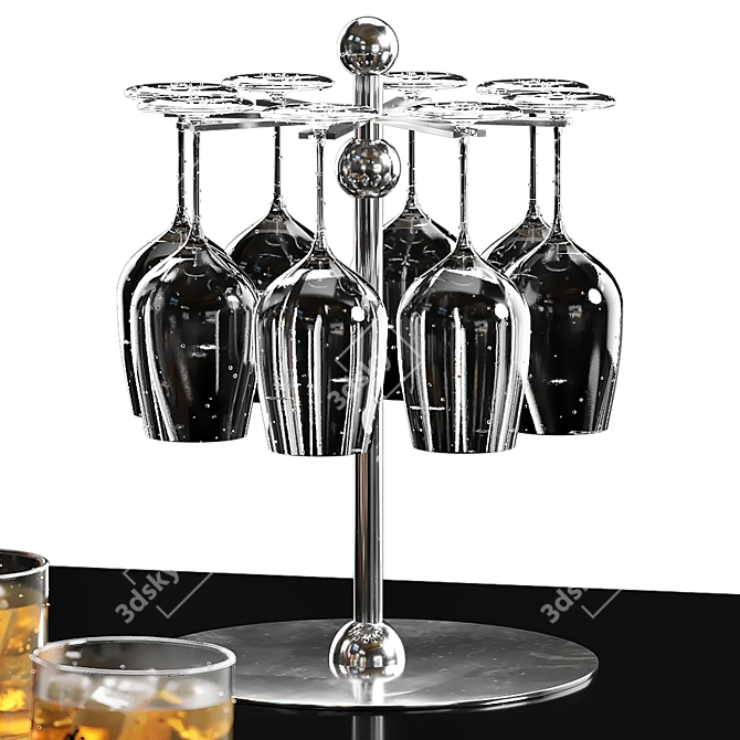 Elegant Whiskey Gift Set 3D model image 13