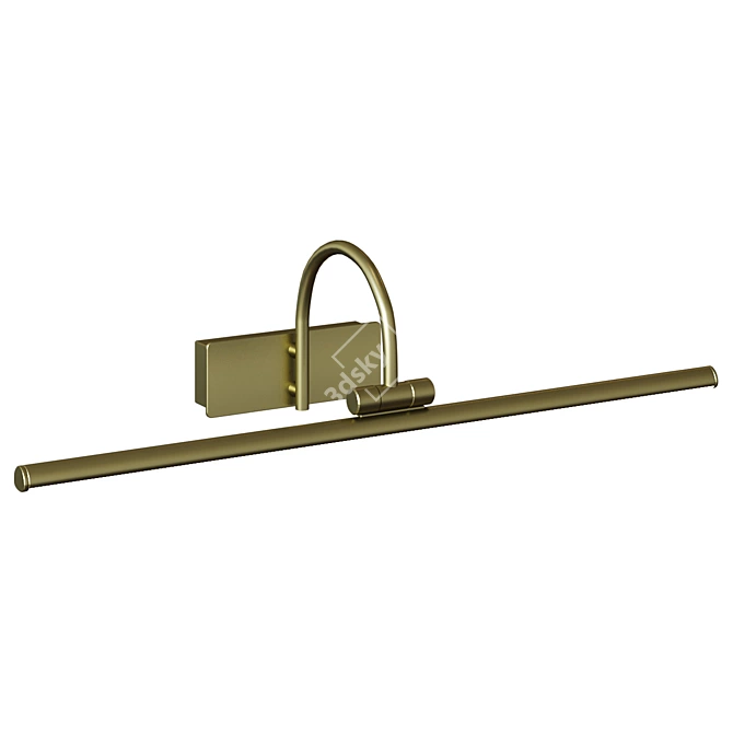 Minimalist Wall Lamp: Paracuru 6383 3D model image 1