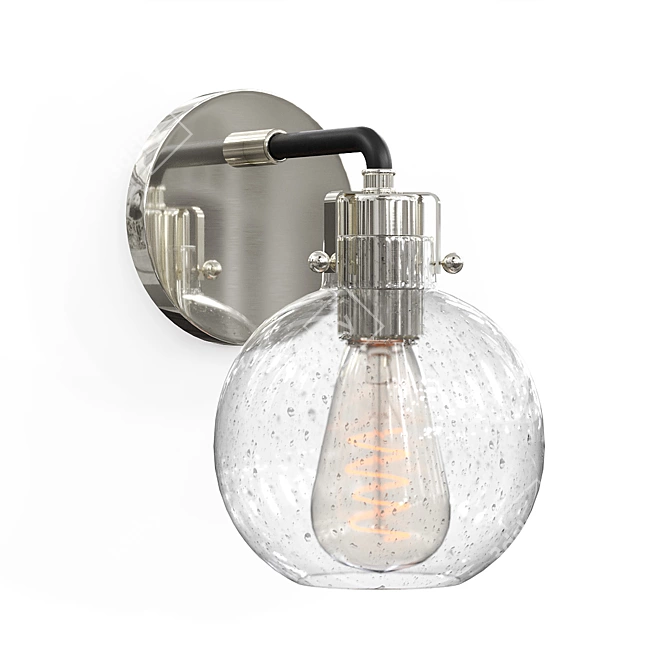 Elegant Clara Wall Sconce Illuminate 3D model image 5
