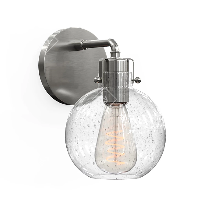 Elegant Clara Wall Sconce Illuminate 3D model image 7