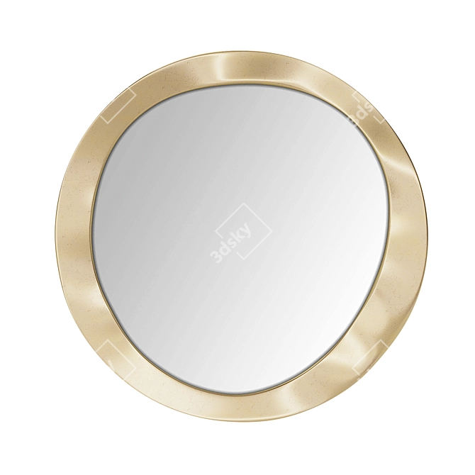 Handcrafted Mirror - Titania Drops by Romano Home 3D model image 2
