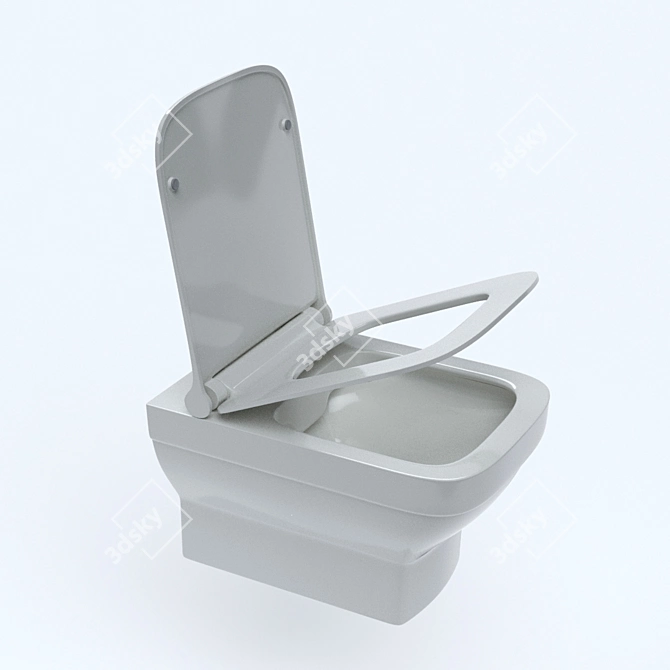 Berges LEVEL Toilet: Premium Quality & Detailed Design 3D model image 6