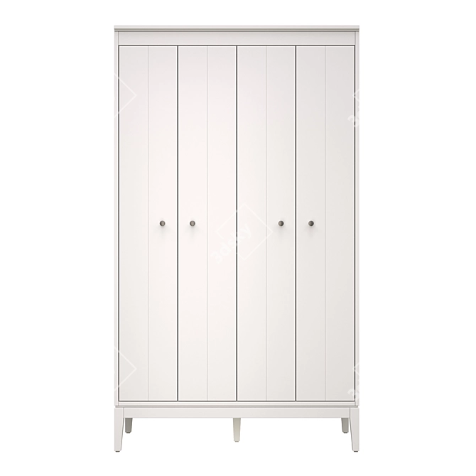 Modern IDANÄS Wardrobe 1210x590x2110mm 3D model image 2