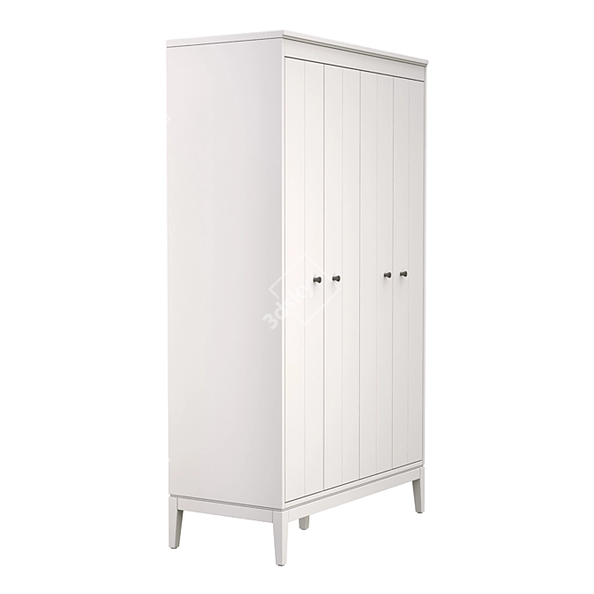 Modern IDANÄS Wardrobe 1210x590x2110mm 3D model image 4