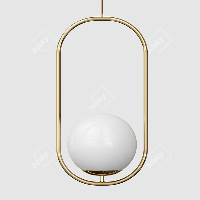 GlowSphere Pendant Lamp 3D model image 1