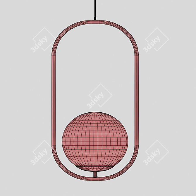 GlowSphere Pendant Lamp 3D model image 4