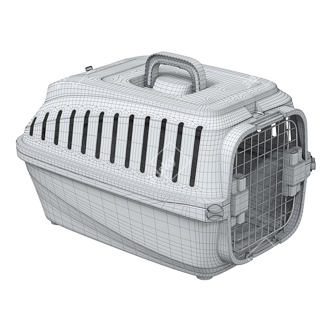 Pet Transporter: Stylish and Secure 3D model image 5