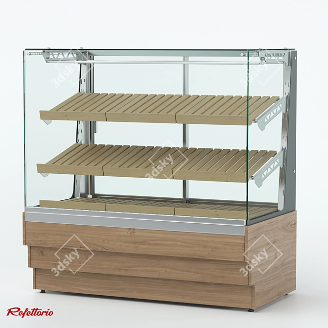 Refettorio RKB2 (Z): Professional Closed Bakery Showcase 3D model image 1