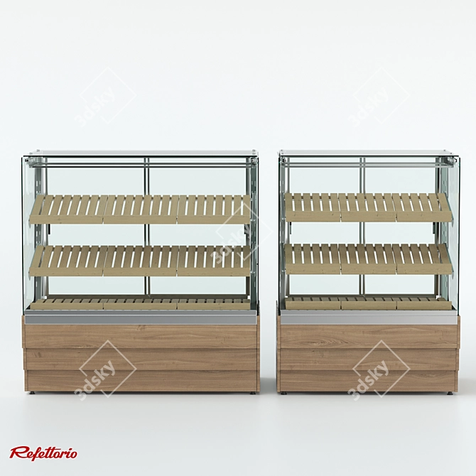 Refettorio RKB2 (Z): Professional Closed Bakery Showcase 3D model image 3