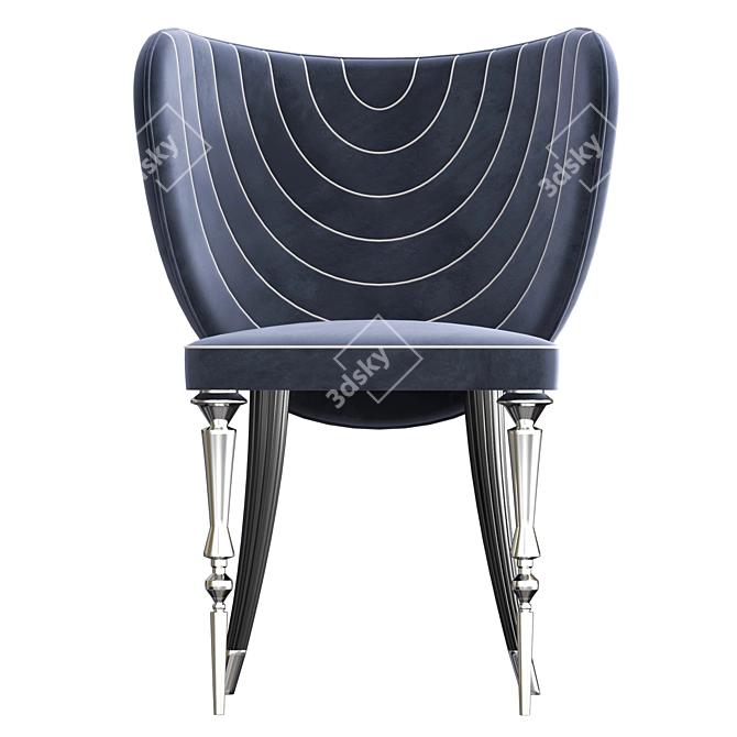 Modern Elvemobilya Chair: Stylish, Versatile, and Comfortable 3D model image 2