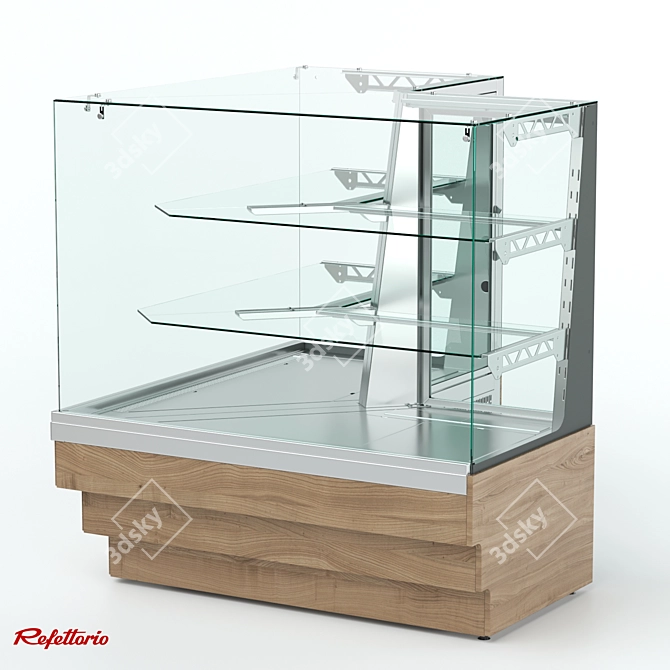 Refettorio RKCU: Professional Corner Showcase for Confectionery 3D model image 3