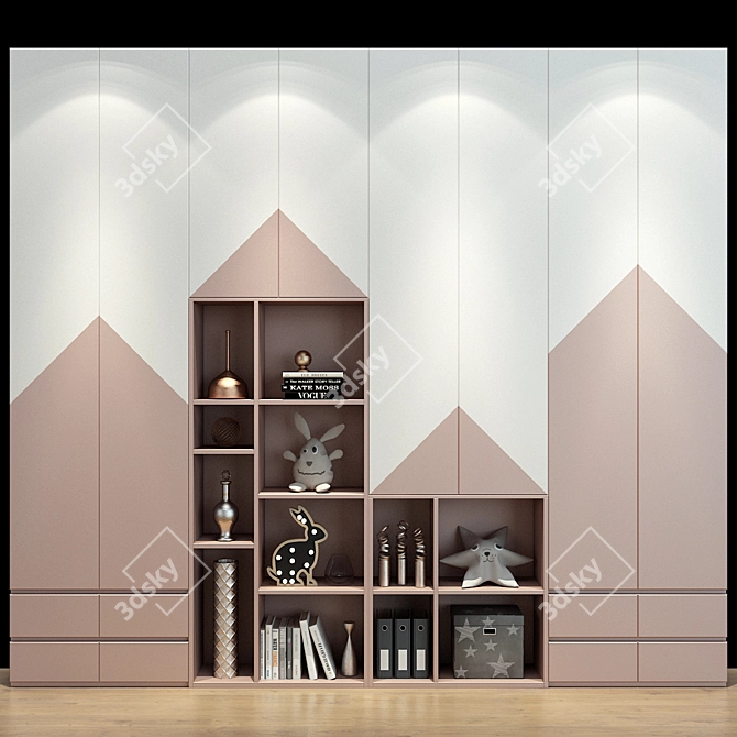 Funroom Kids Furniture Kit 3D model image 1