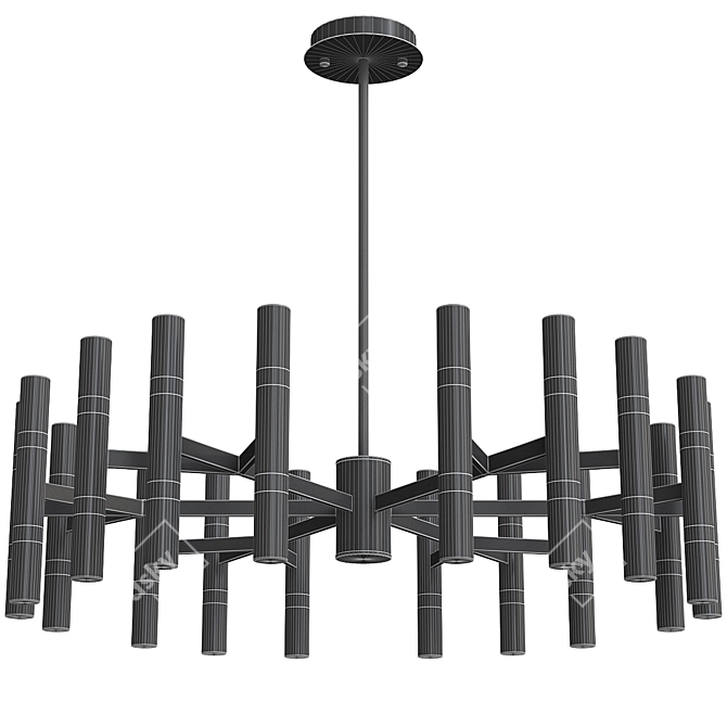Elegant Lumina Deco Richmond Pendant 3D model image 2