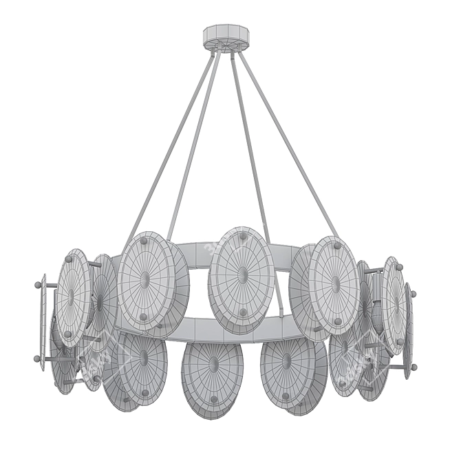 Sublime Eichholtz Chandelier: Timeless Elegance 3D model image 2