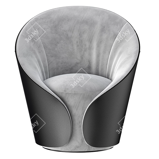 Comfort Elegance: MAMA Armchair 3D model image 2