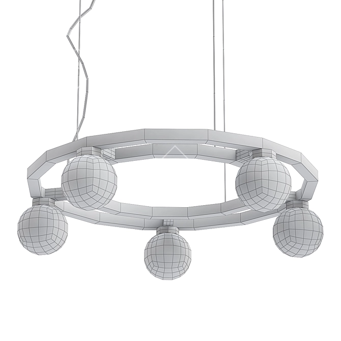 Modern Minimalist Pendant Light 3D model image 2