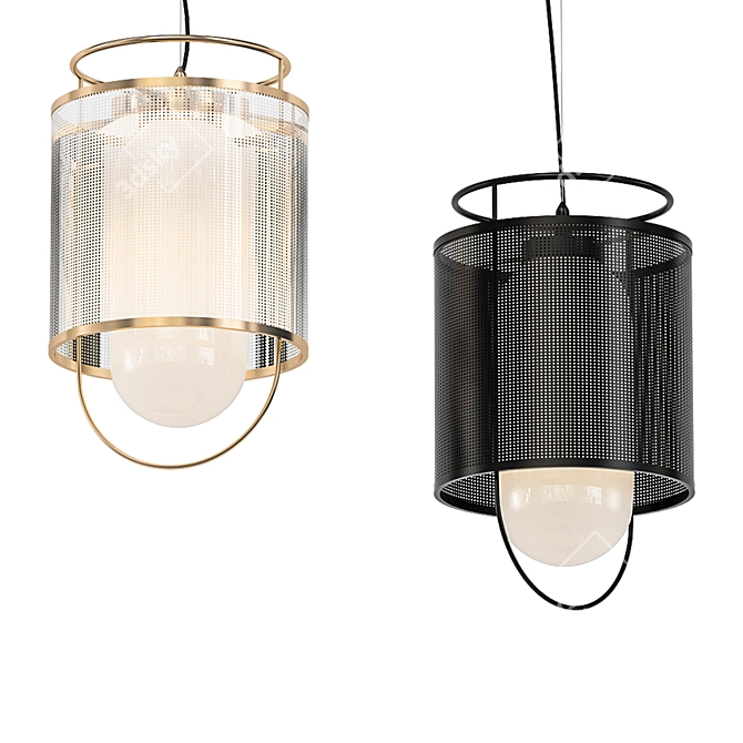 Elegant Design Lamps - KIOTO 3D model image 1