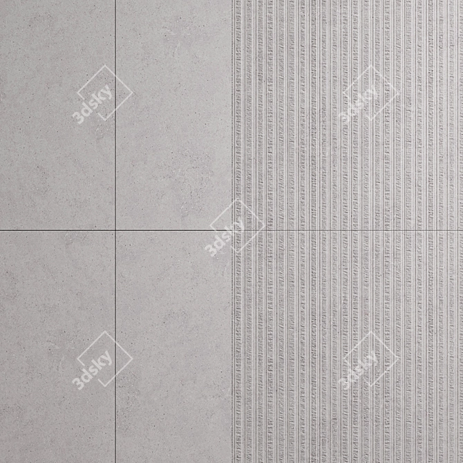 Elegant Prada Porcelanosa Tiles 3D model image 1