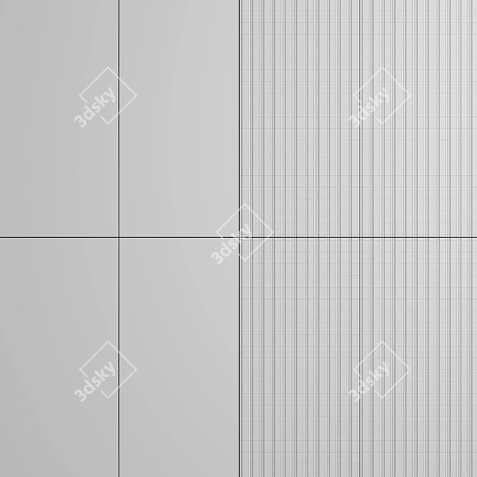 Elegant Prada Porcelanosa Tiles 3D model image 4