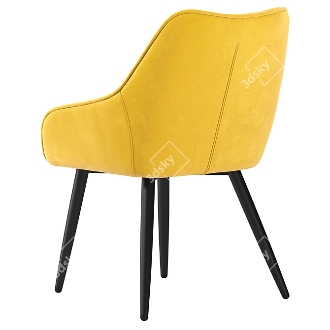 Chandler Chair: Modern and Elegant Seating Option 3D model image 5