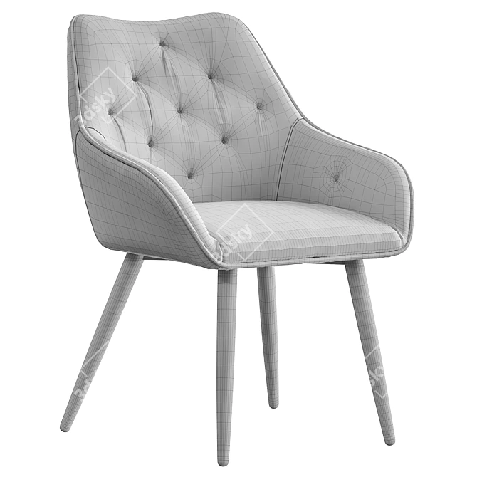 Chandler Chair: Modern and Elegant Seating Option 3D model image 6