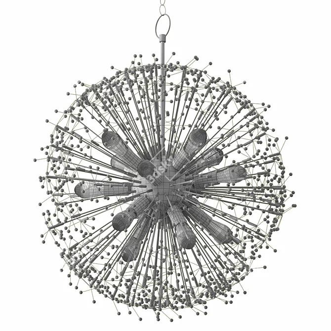 Dunkirk Luxe Chandelier 3D model image 2